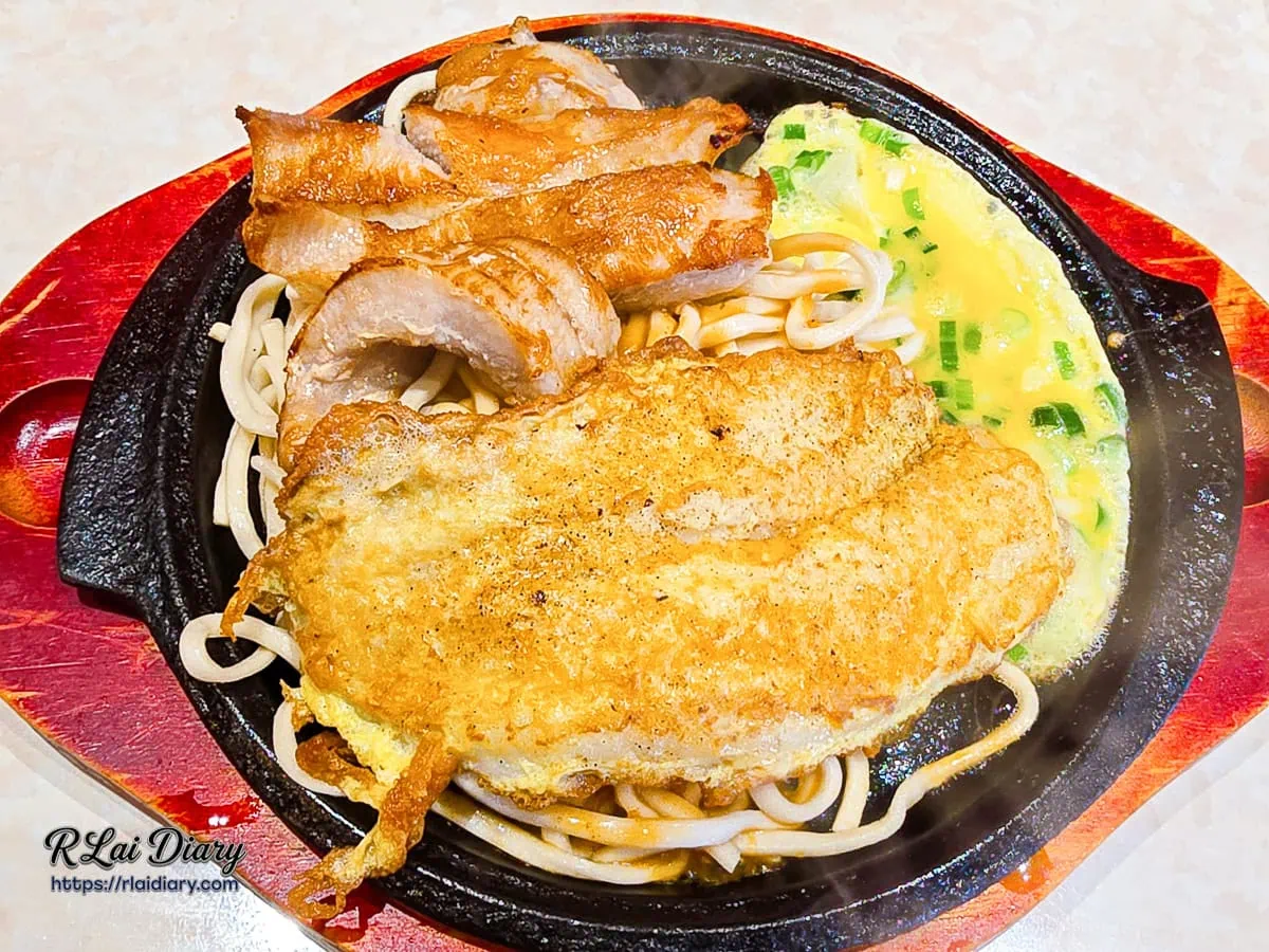 豐芳牛排玫瑰松阪豬與巴沙魚海陸雙拼排餐