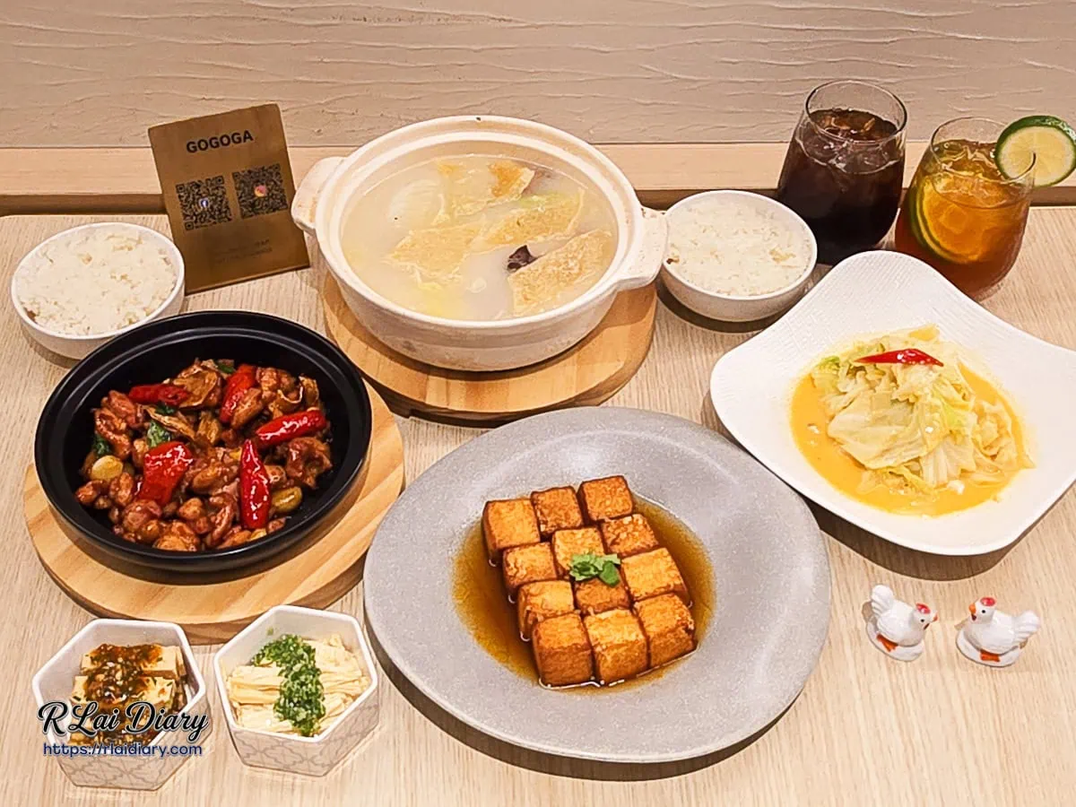 台中 GOGOGA 極上雞湯新派中菜澎湃雙人餐桌盛宴：含砂鍋雞湯、三杯雞、老皮嫩肉與精緻前菜