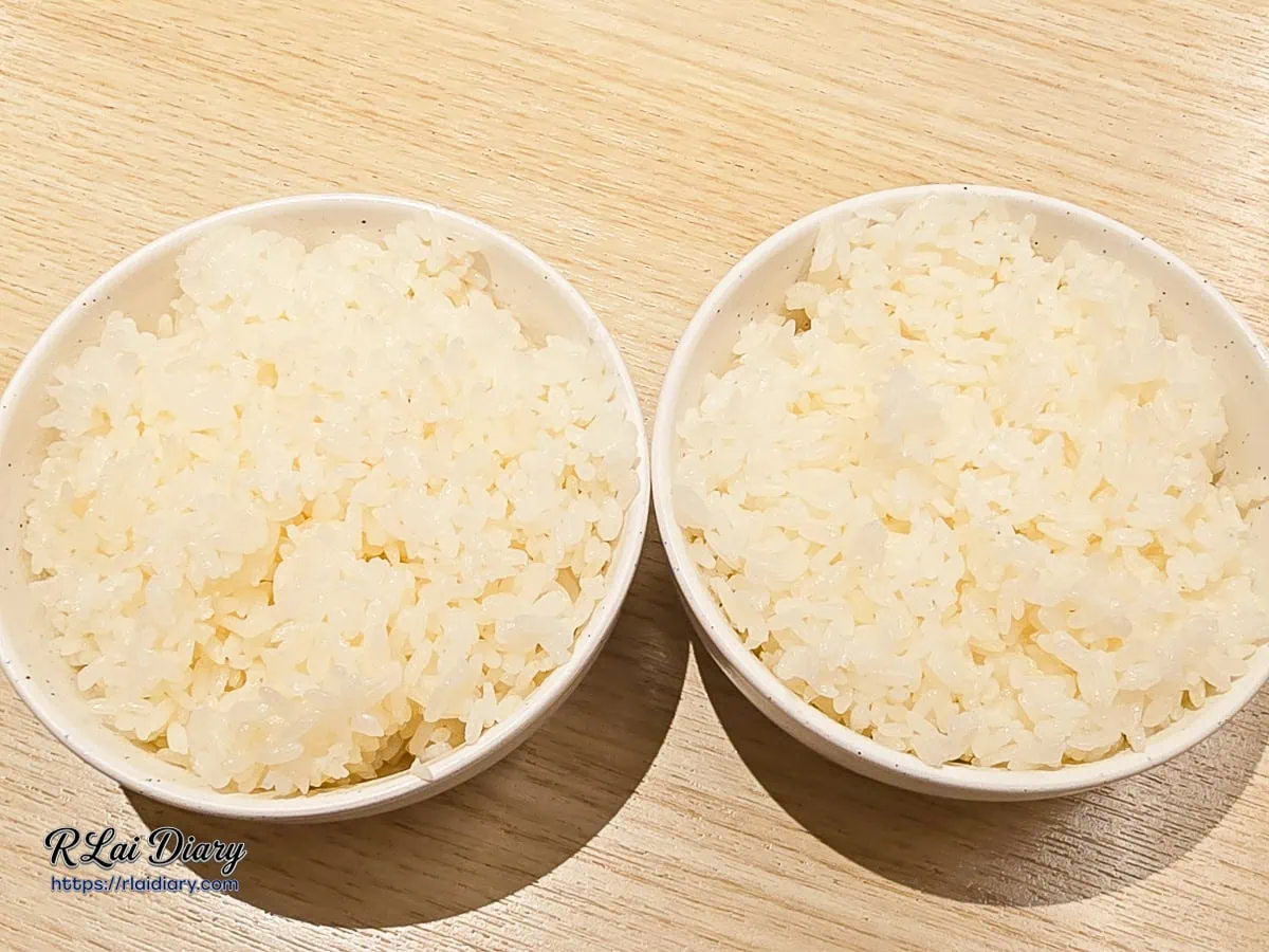 GOGOGA 粒粒分明且晶瑩剔透的白飯