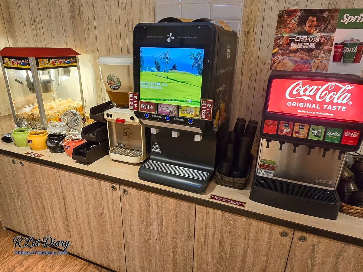 鍋域火鍋自助吧可口可樂汽水與多款冷飲飲料機
