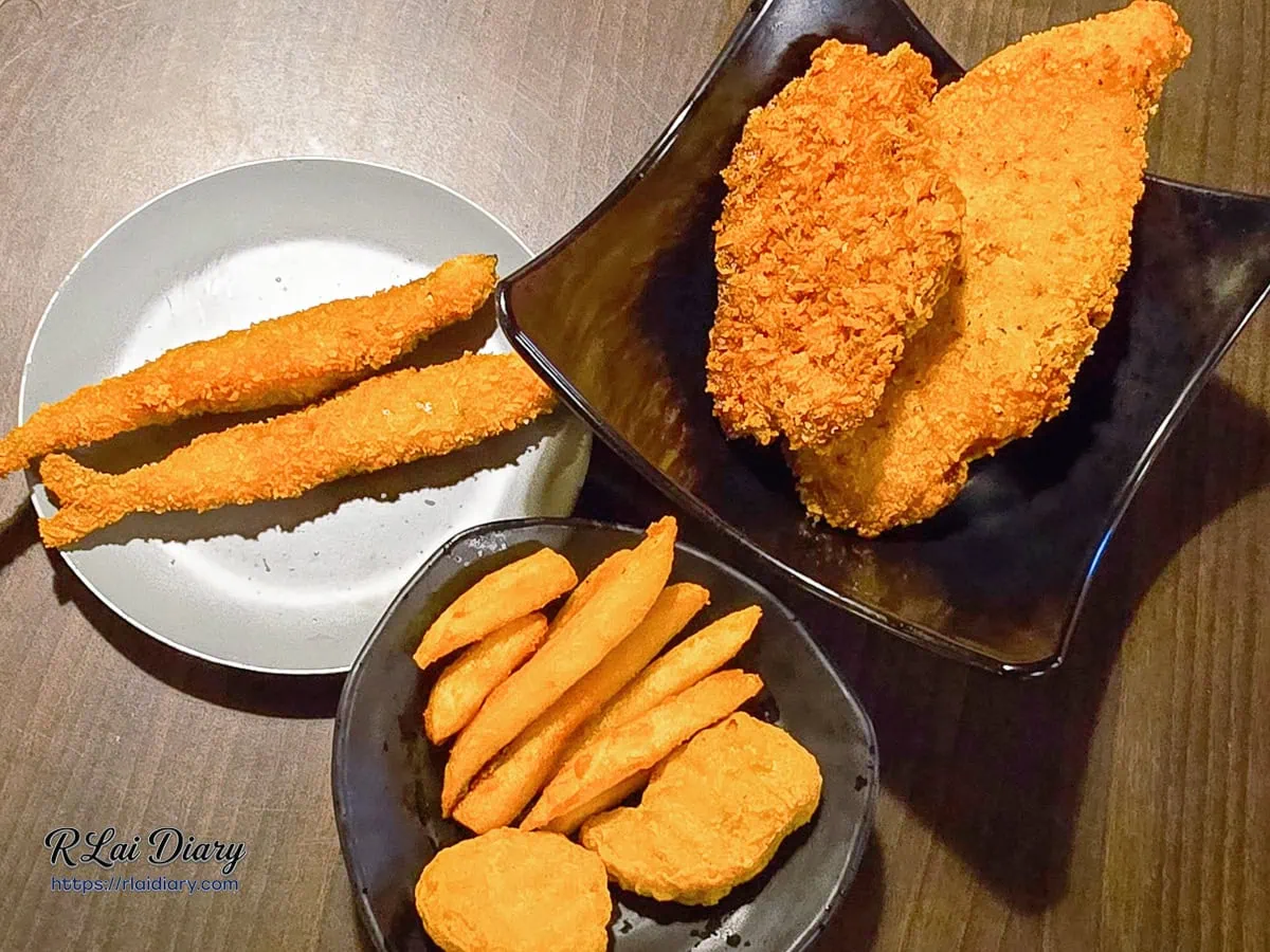 中和美食吃到飽-金黃炸雞排薯條與酥炸喜相逢