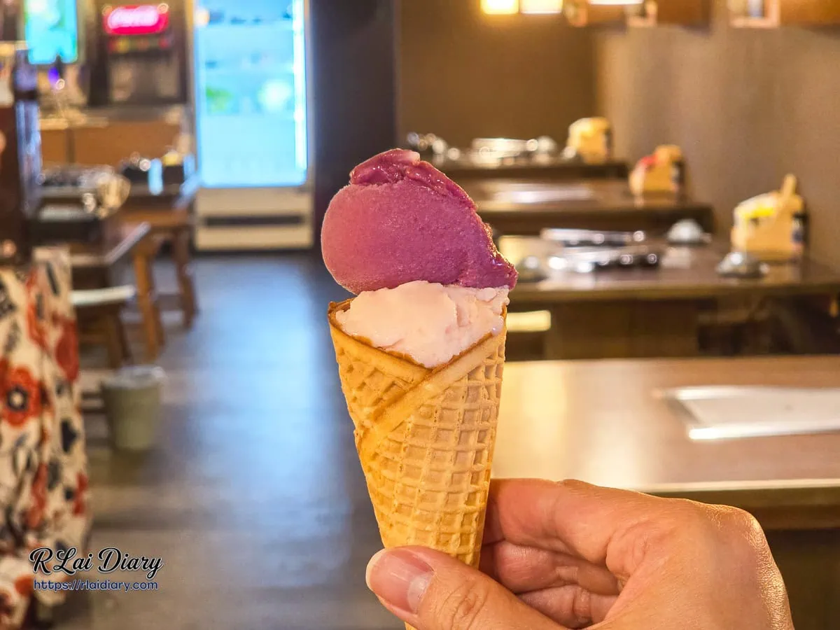 食二日式燒肉甜點-哈根達斯冰淇淋甜筒