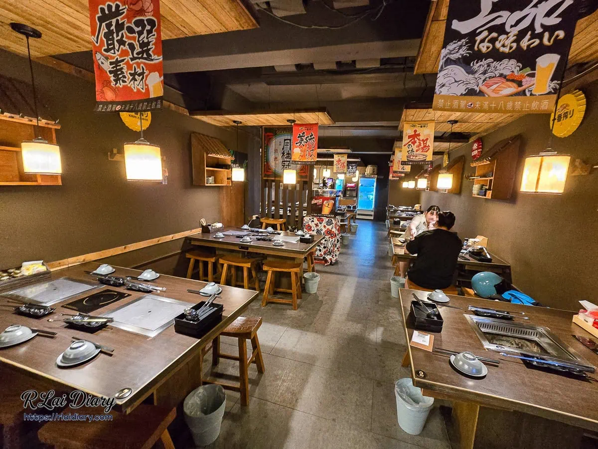 中和吃到飽推薦-食二日式燒肉居酒屋風格寬敞環境