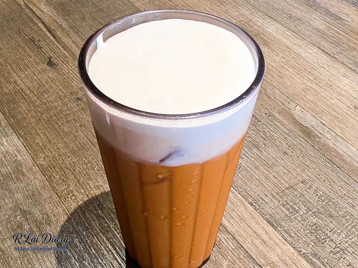 羽樂歐陸創意料理飲品：擁有綿密鹹甜奶蓋的泰式奶蓋茶