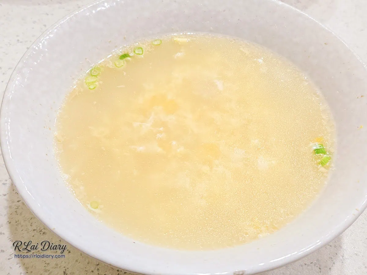 一記麻暖胃解辣的雞白蛋花湯