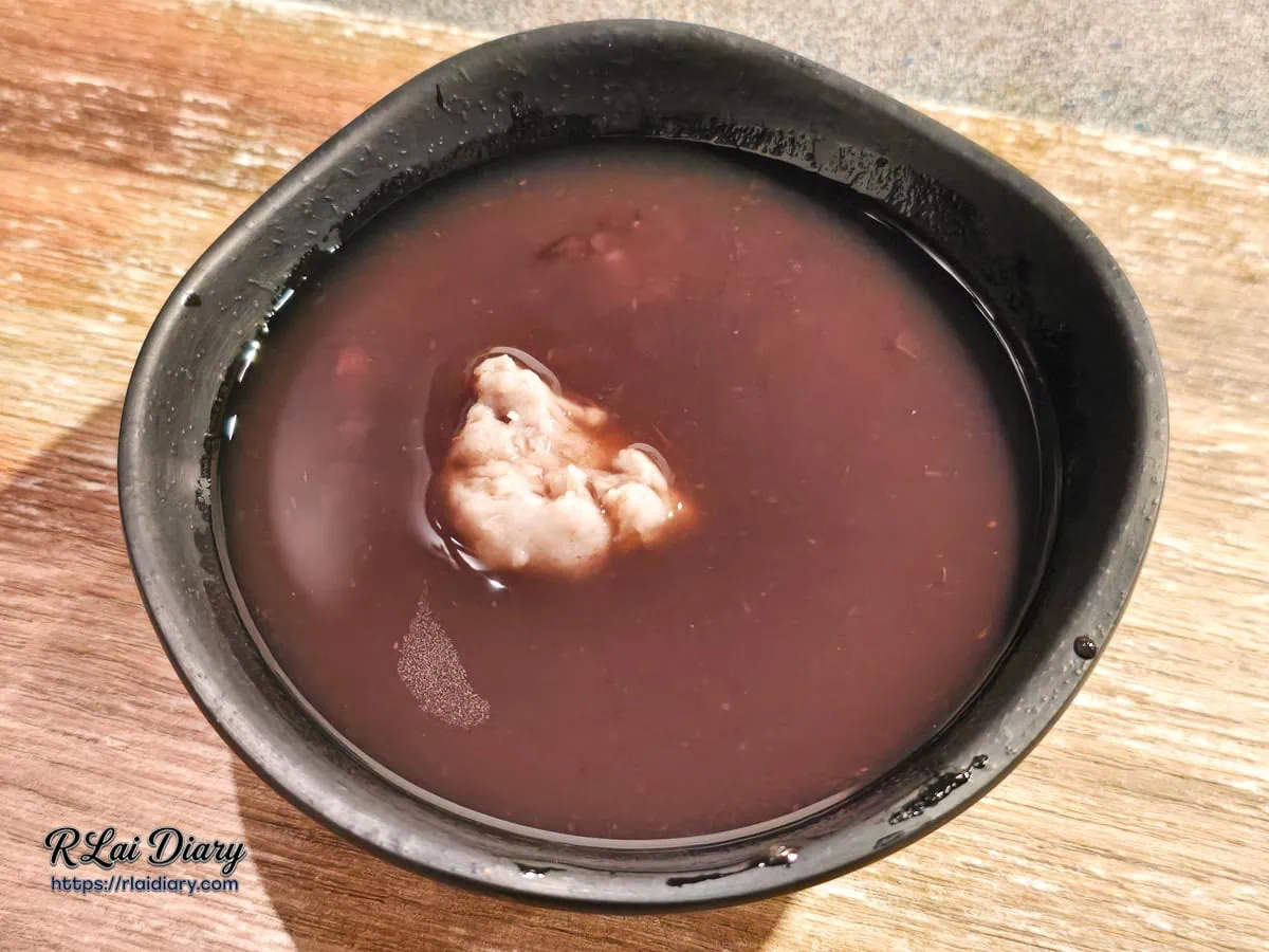 金洹苑深夜手作甜點收尾綿密手工芋泥紅豆紫米粥