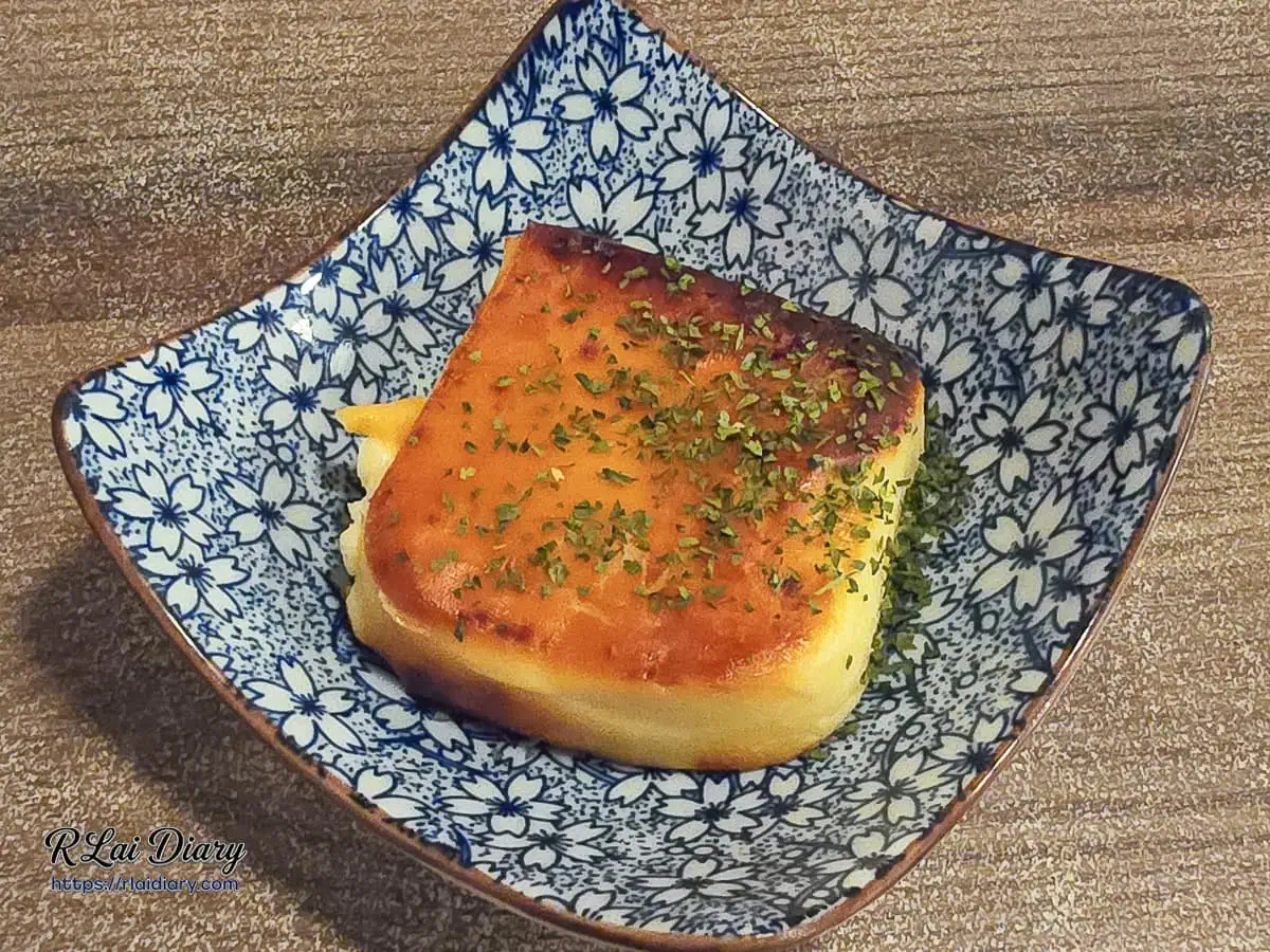 三重美食雷焱居酒屋必點炙烤味噌起士