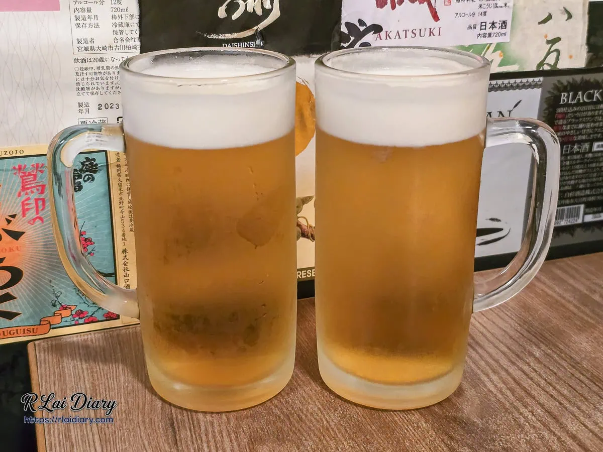三重雷焱居酒屋SAPPORO生啤酒不限時暢飲方案