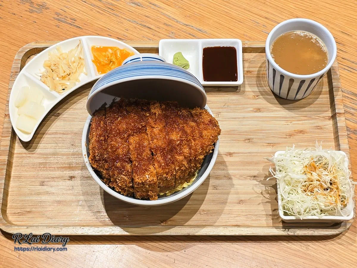 參元豚研究所極厚切炸豬排定食全貌