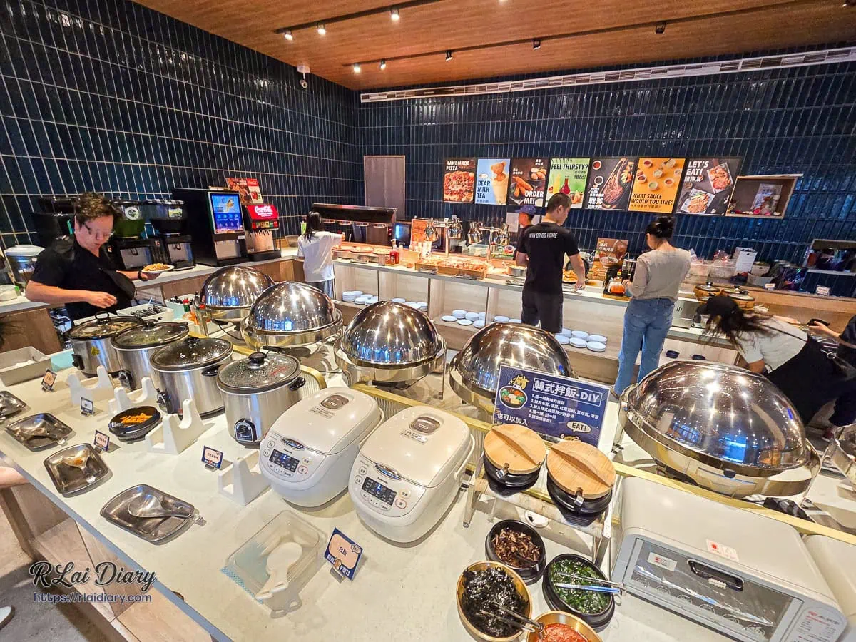 牛室炙燒牛排崇德洲際店豐富自助吧全景
