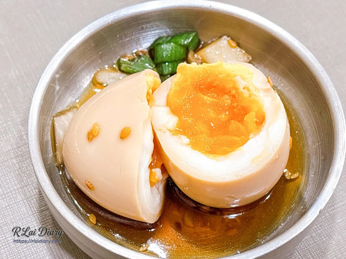 台中西區麵涼涼麵私房小菜剖半琥珀色溏心麻藥蛋