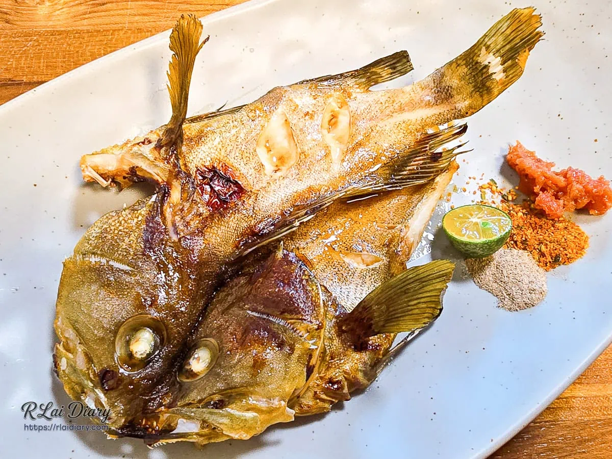 浪金魚舖肉質厚實鹽烤黃石斑