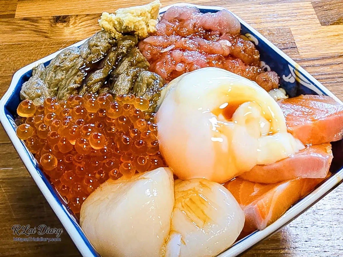 浪金魚舖人氣招牌繽紛海鮮六色丼
