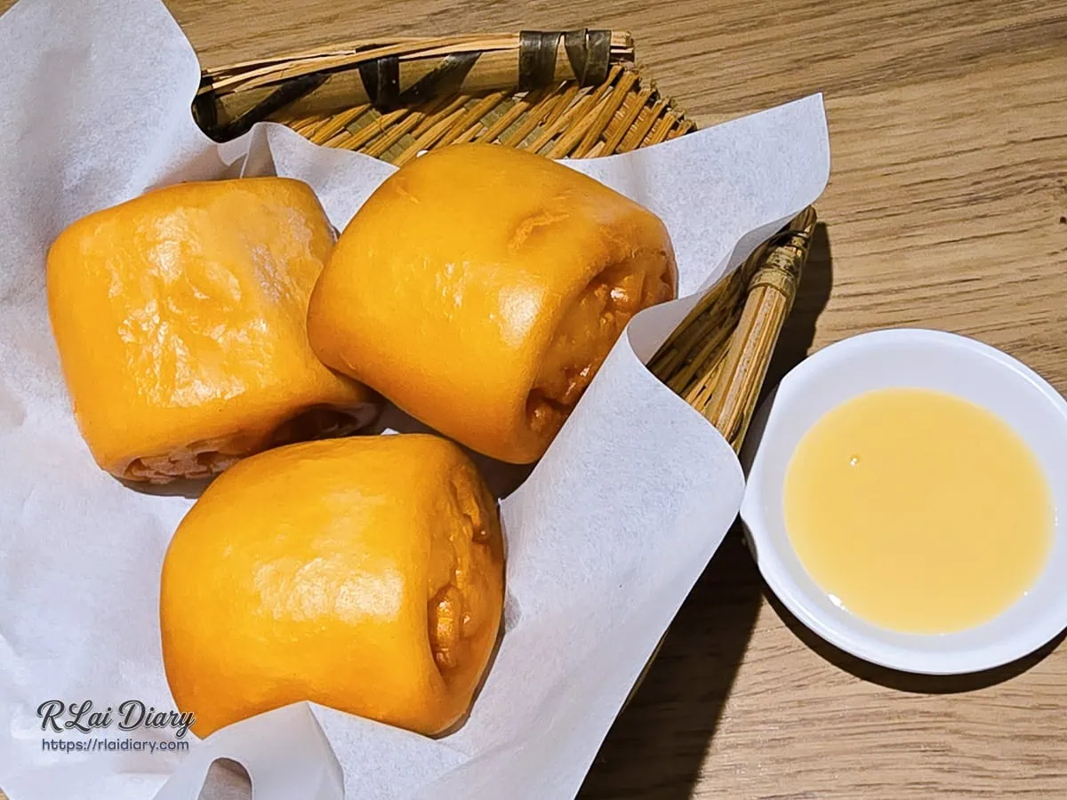 台中平價川菜來呷飯川食堂酥脆炸饅頭與煉乳沾醬