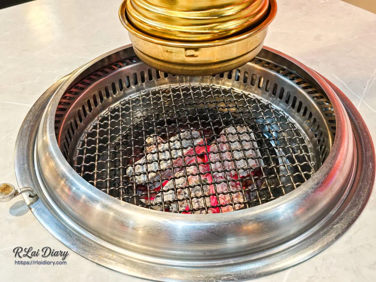 桃園TenTen HOTPOT BBQ越式火烤兩吃桌上型炭火烤爐