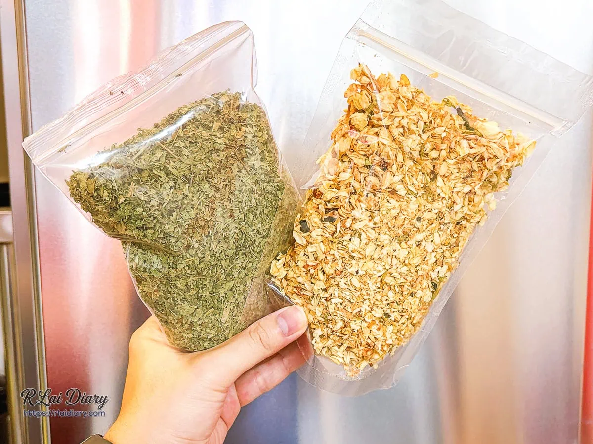 媗湛堂嚴選無農藥乾燥花草與薄荷葉原物料