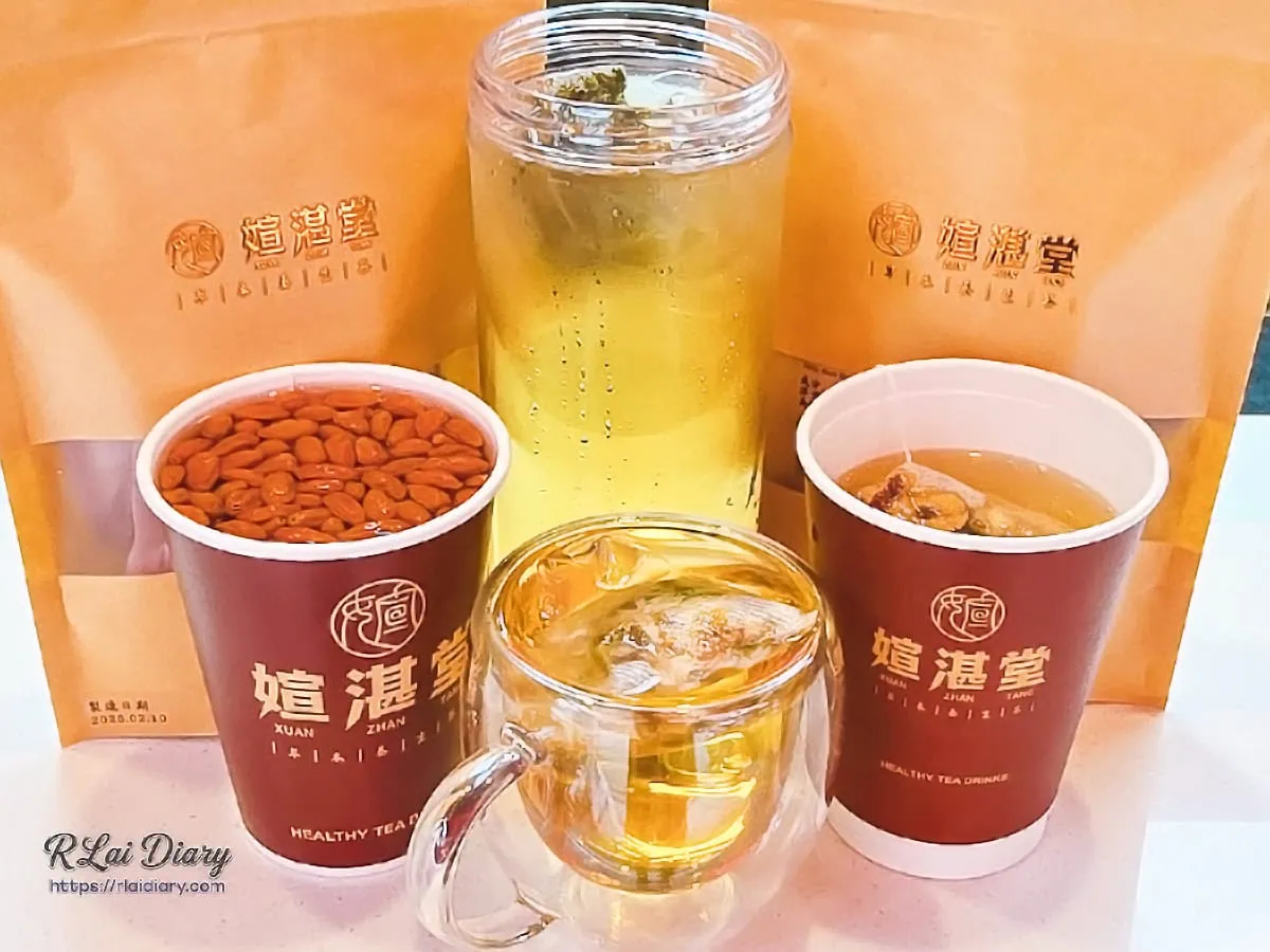 媗湛堂招牌無添加花草茶與養生飲品大合照