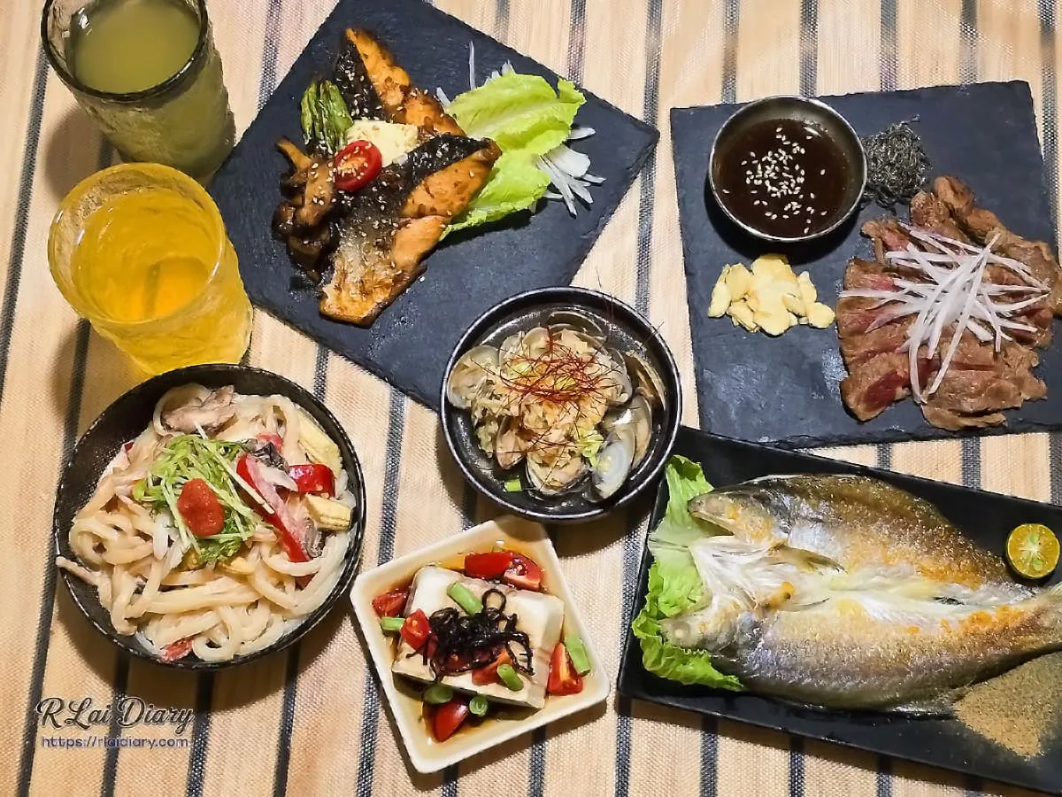 稷旬蒔堂居酒屋豐富時令旬味料理與微醺特調的深夜饗宴滿桌合照