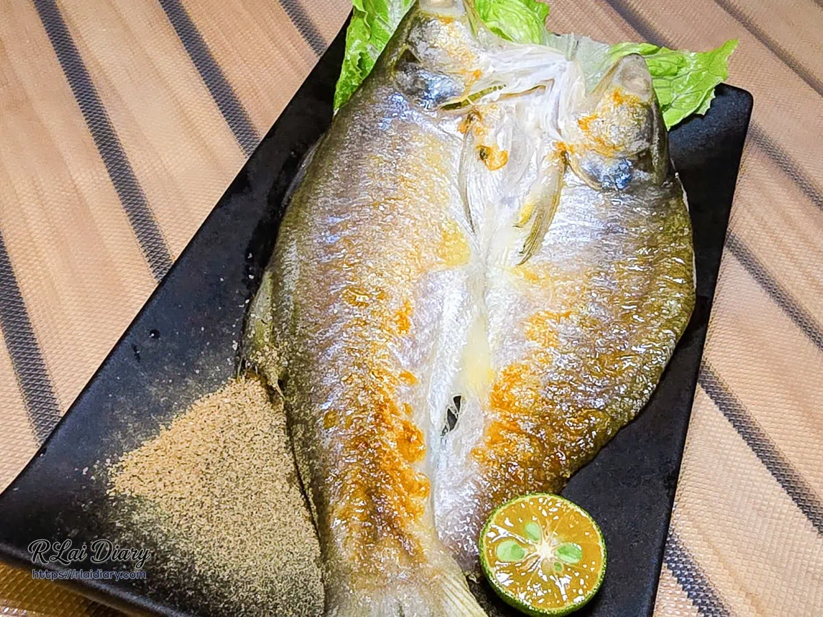 稷旬蒔堂居酒屋嚴選海之味：外皮金黃酥脆的手作午仔魚一夜干
