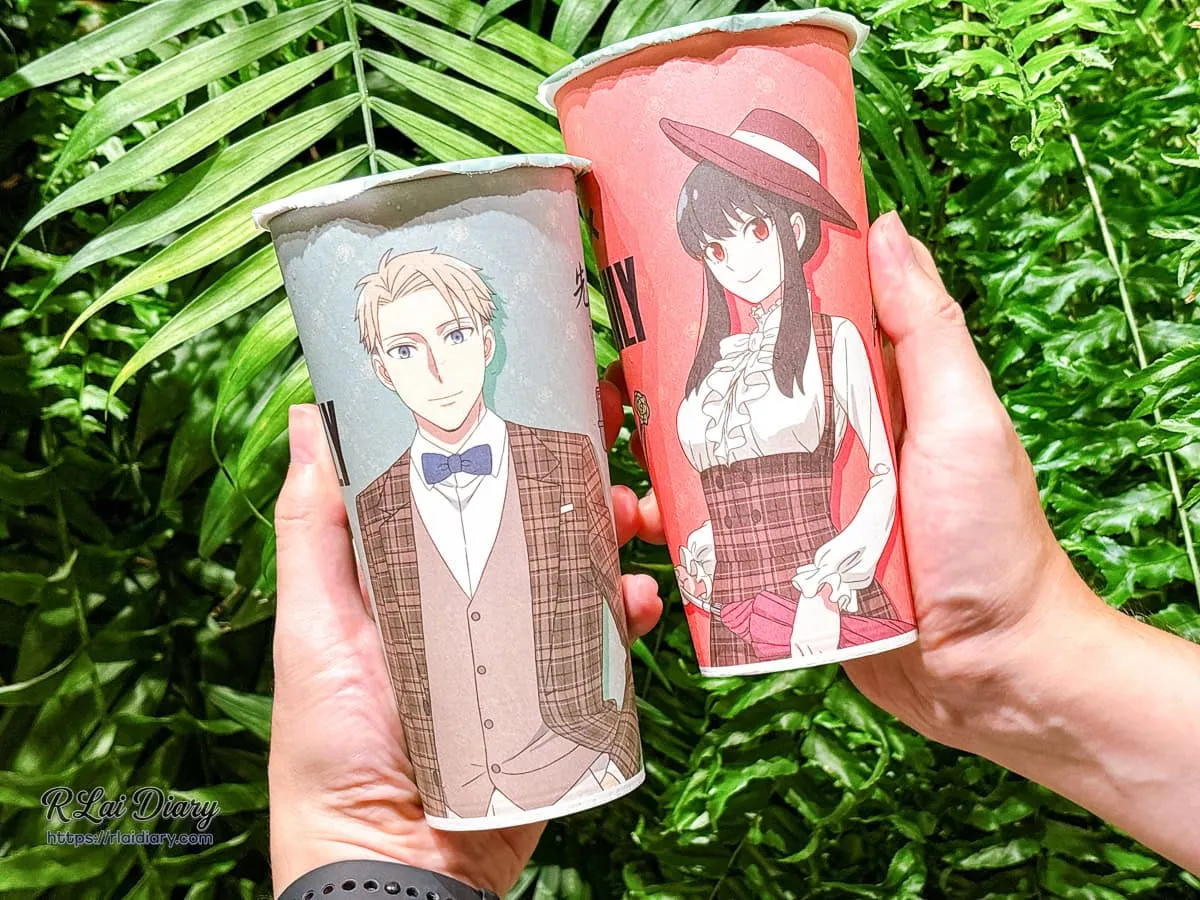 先喝道間諜家家酒聯名角色杯洛伊德與約兒款
