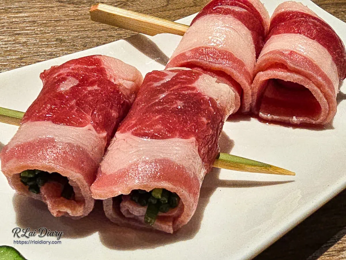 築崎燒串放題松竹店手作番茄牛肉串燒